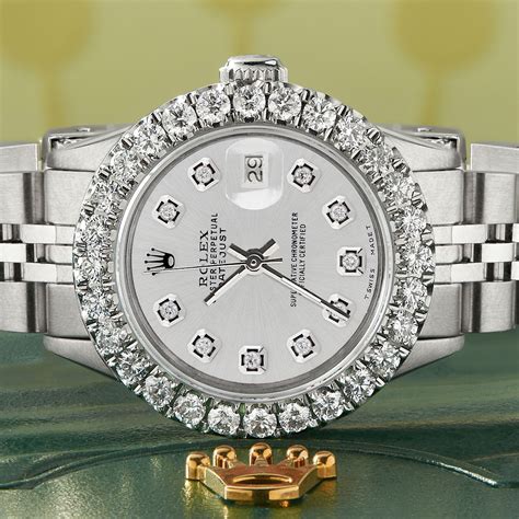 rolex with diamond bezel for cheap for men|used rolex diamond bezels.